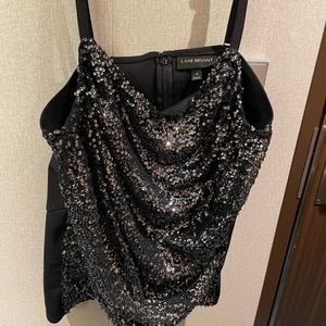 Lane Bryant shimmery front universal top